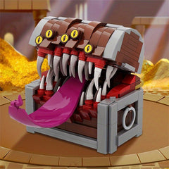 Dragon Dungeon Treasure Chest Monster Block Toy Gift Model