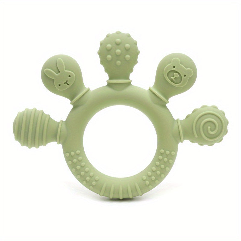 Idela Baby Teething Ring Silicone Teether for Infants