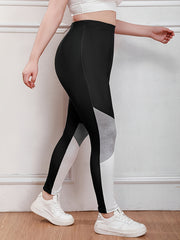  Colorblock High Waisted Leggings