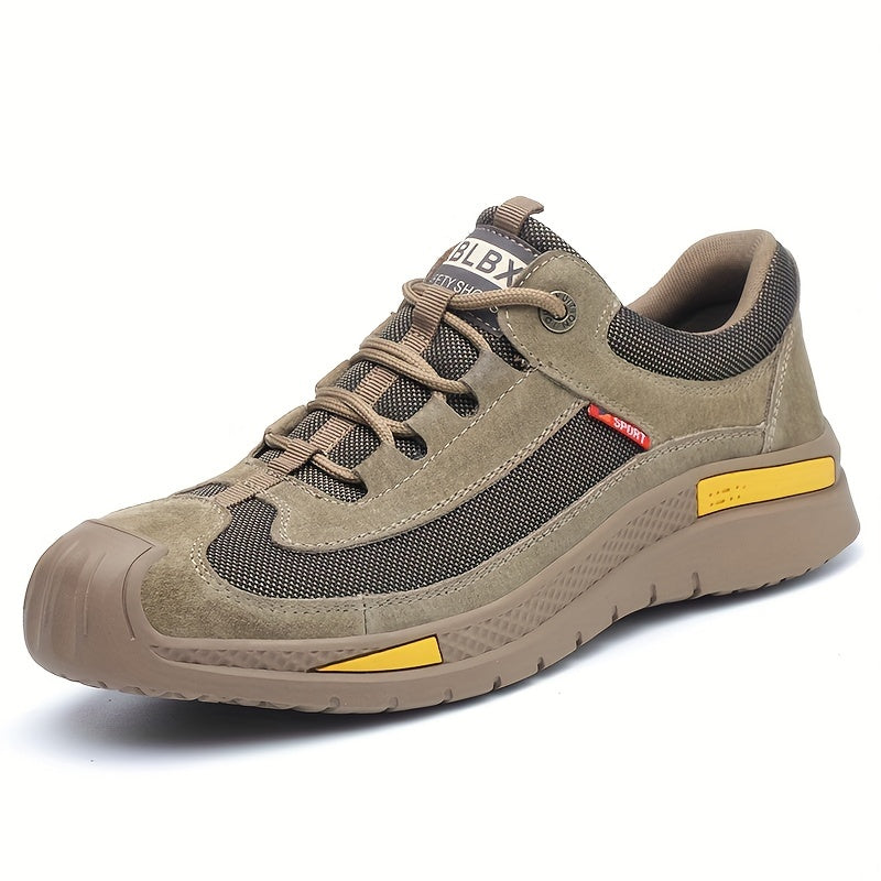 Men's Steel Toe Anti-Smashing Work Safety Shoes