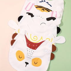Animal Pattern Baby Bibs Infant Fabric Cloth Bib Newborn Feeding Bib