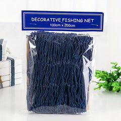 Fishing Net Decoration Wall Fishing Net Thick Thread Hemp Rope Shell Net