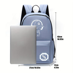 Men's Large Business Travel Bag Casual Student Schoolbag