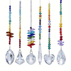 Colorful Glass Chandelier Suncatchers Prisms Hanging Ornament