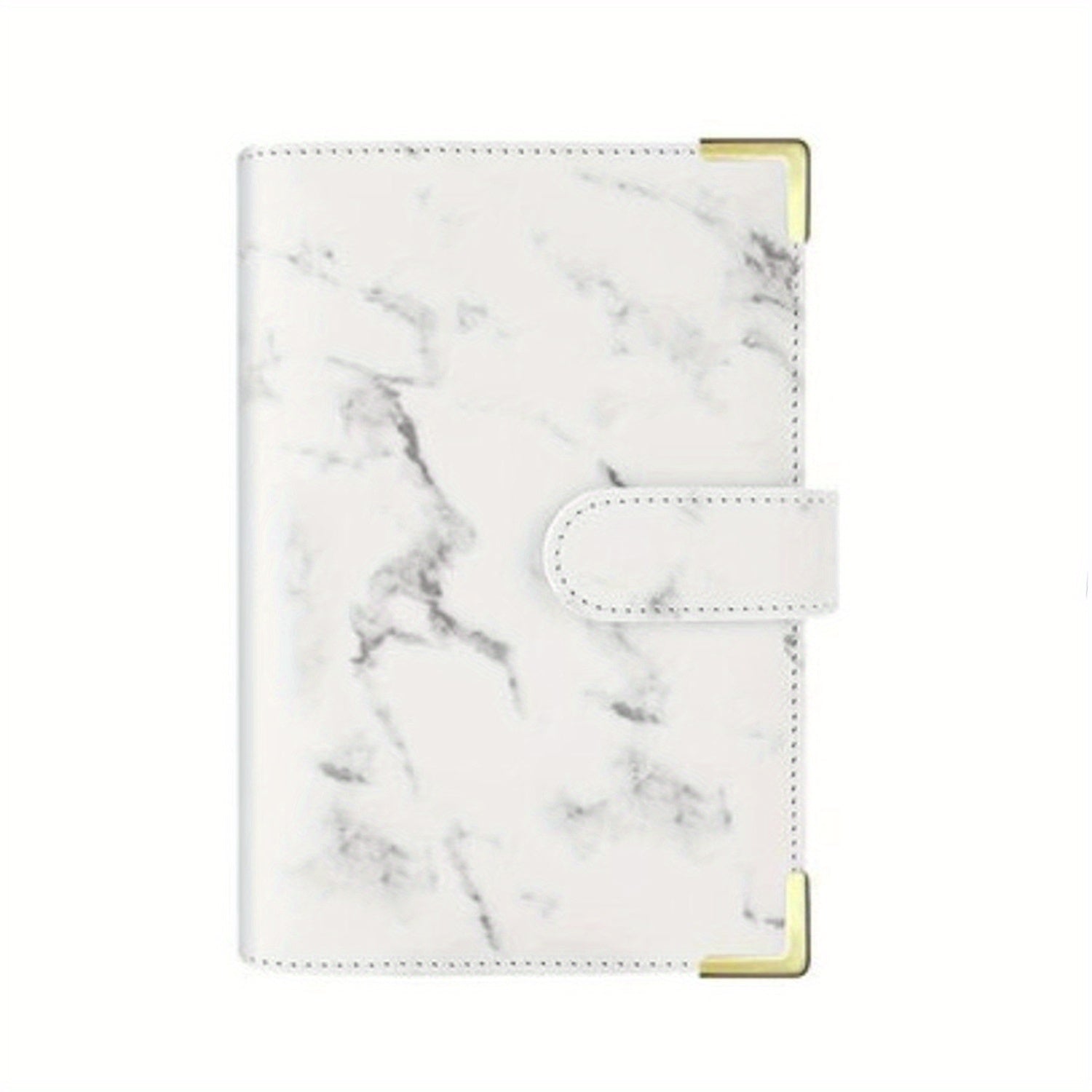 A6 Binder 6 ring Planner Marbled PU Leather Loose leaf Notepad