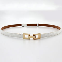 Thin Belt Women's Adjustable Buckle Waist Belt