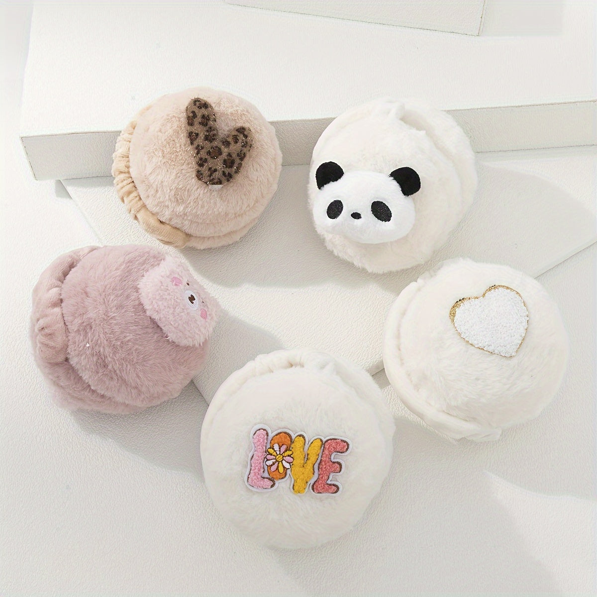 Women's Cartoon Earmuffs Warm & Soft Polyester Hand Washable
