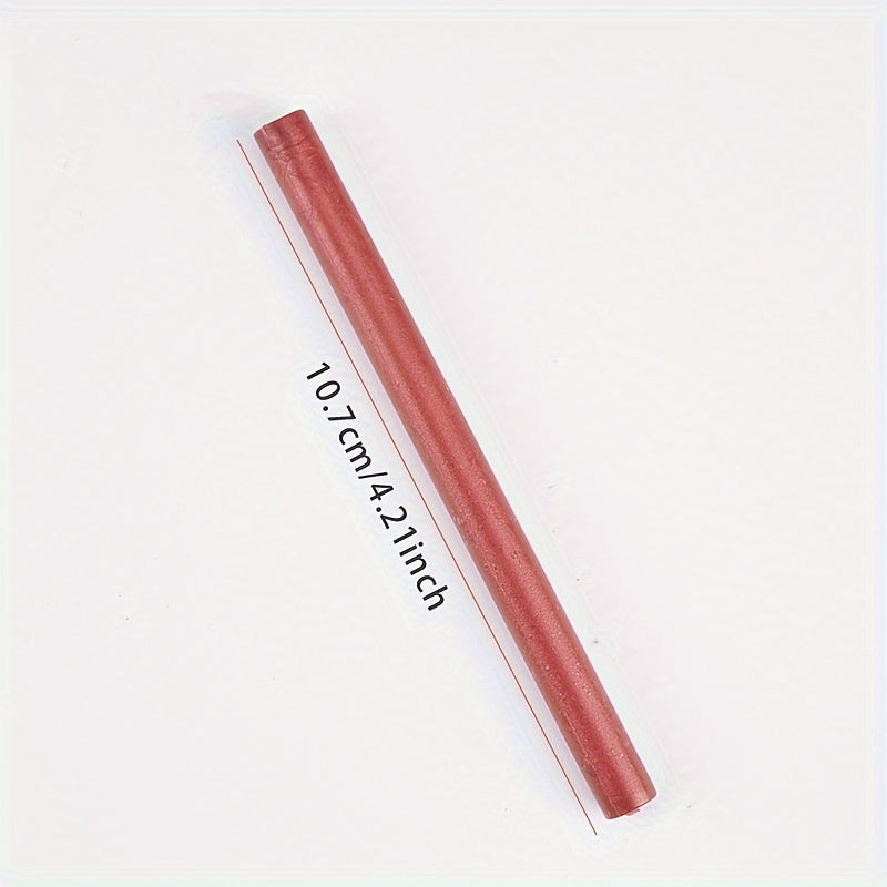 Red Wax Stick for DIY Hobbies and Sealing - 70 Character Limit