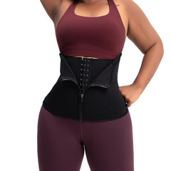 Waist Trainer Tummy Wrap Zipper Slimmer Belly Belt Women's Shapewear