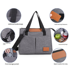 Foldable Insulated Lunch Bag Leak Proof Portable Cooler
