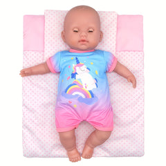 Doll Blanket Pillow Toy Accessory for 14-inch Reborn Dolls