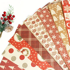 8pcs Colorful Cartoon Birthday Gift Wrapping Paper Roll