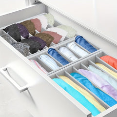 4pcs Closet Underwear Organizer Drawer Divider for Home & Outdoor Storage