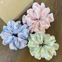 Large Mesh Scrunchie Headrope Elastic Ponytail Hair Tie Hair Accessories