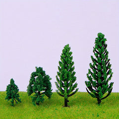 50pcs Mixed Tree Train Landscape DIY Crafts Decoration for Halloween Christ