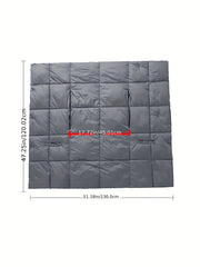 Pocket Heating Jacket Shawl Style Wearable Button Clouser Outdoor Jacket