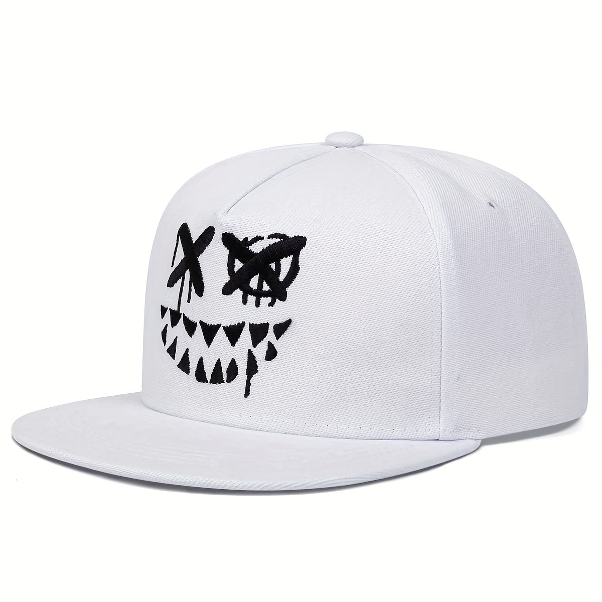 Ghost Face Embroidery Baseball Cap Unisex Couple Snapback Hat