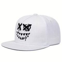 Ghost Face Embroidery Baseball Cap Unisex Couple Snapback Hat