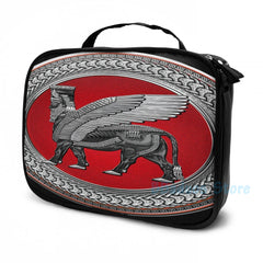Assyrian Winged Bull & Lamassu USB Charge Backpack Men Women Travel
