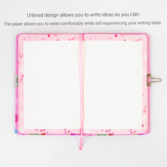 Flower Lockable Diary A5 160 Pages 100GSM Paper