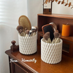 Nordic Style 360 Rotary Makeup Brush Holder Organizer