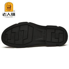 Men's Comfy Loafer Shoes Non-Slip Slip-On Stitch Detail