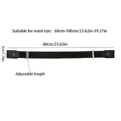 Kids Elastic Stretch Belts Comfortable Adjustable Invisible Belts