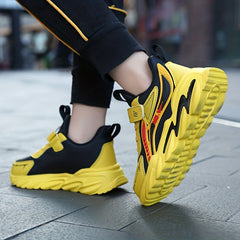Boys Casual Low Top Sneakers Breathable Lightweight Anti Slip Shoes