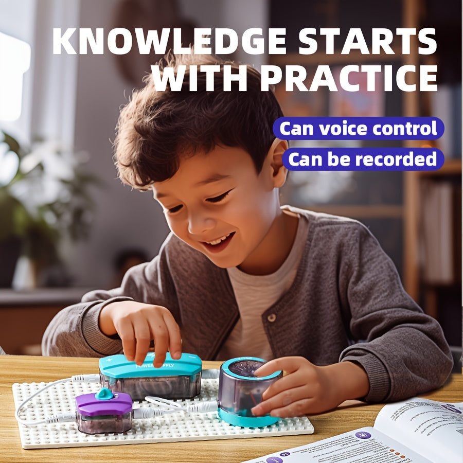 25pcs 45pcs Children's Circuit Experiment Game Kit
