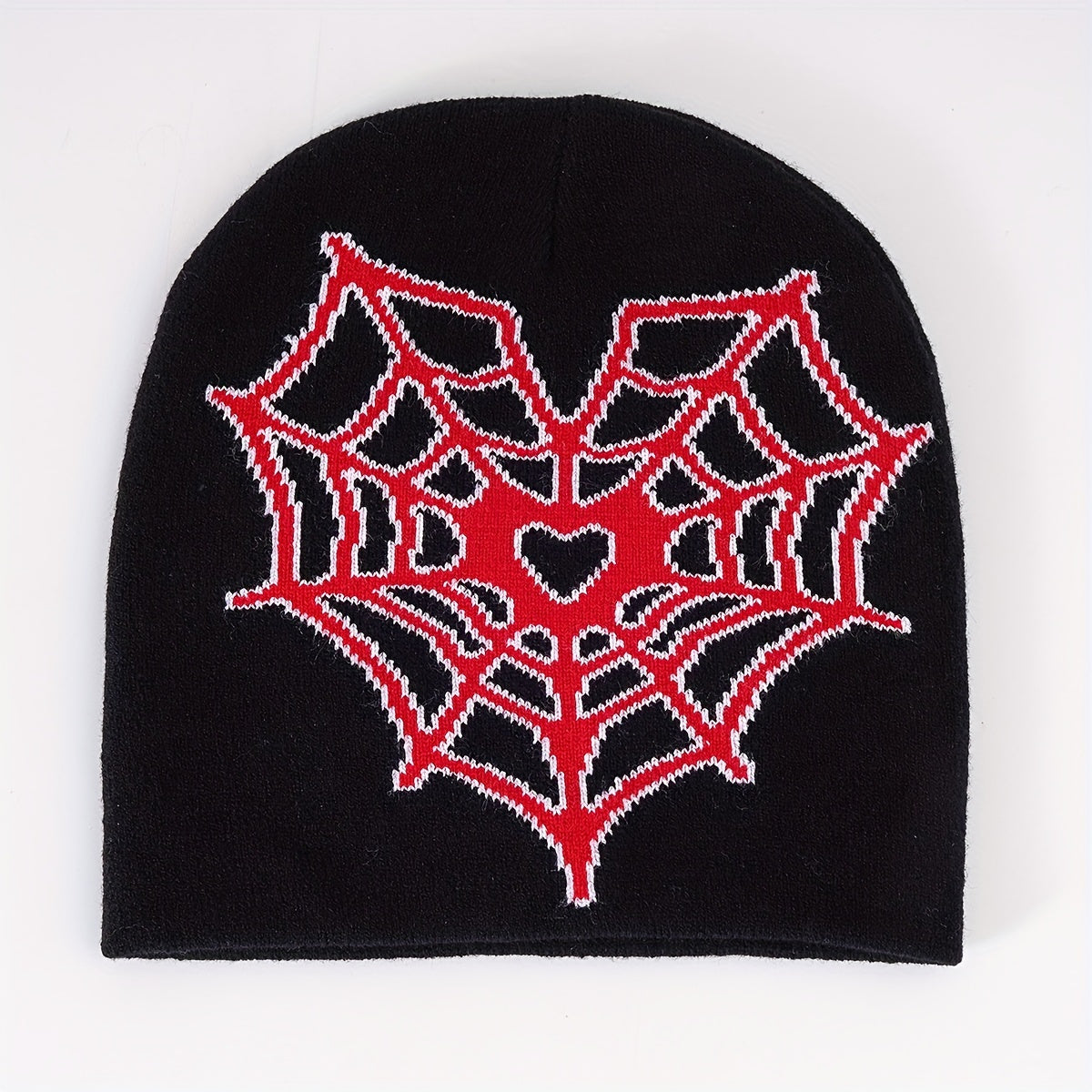Spider Eye Jacquard Beanie Unisex Hip Hop Knit Hat