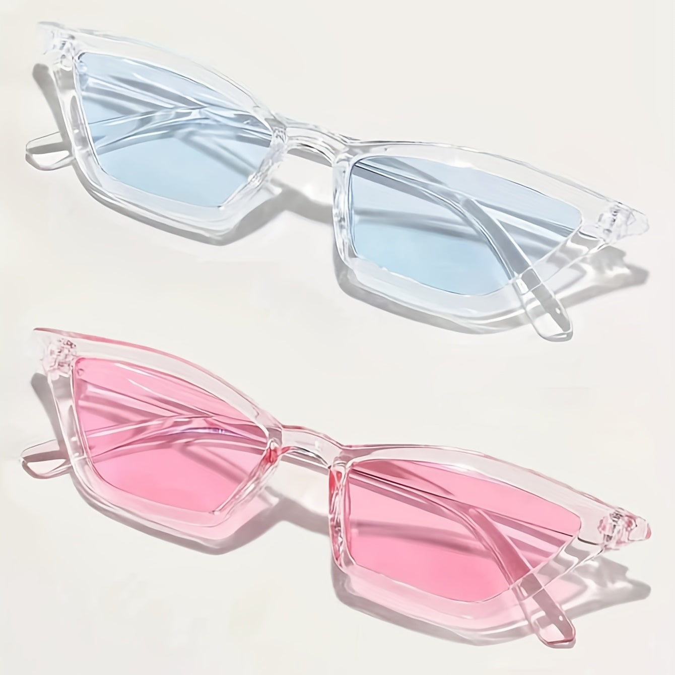 Y2K Cat Eye Sunglasses UV400 Sun Shades for Beach Party Club