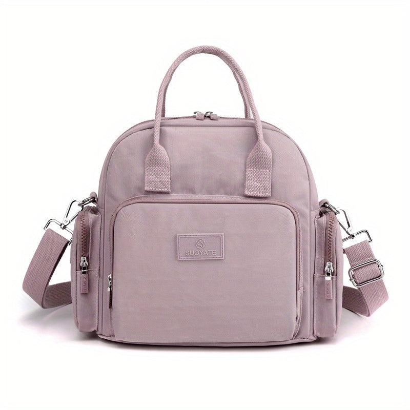 Casual Nylon Crossbody Bag Multifunctional Backpack