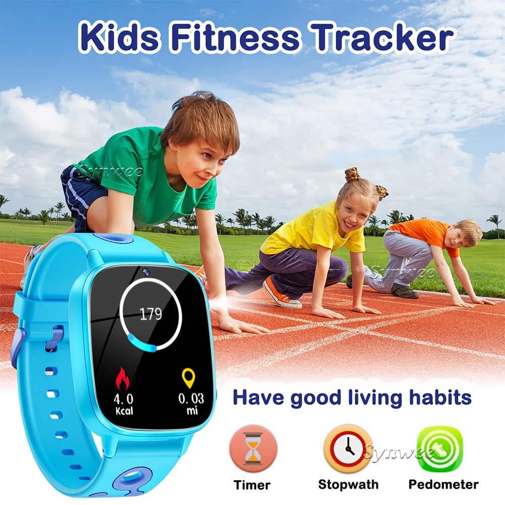 Game Smart Watch with 26 Puzzle Games LED Flashlight Camera IP68 Waterproof