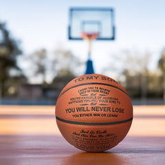 Engraved Basketball for My Son - Graduation or Birthday Gift