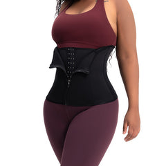 Waist Trainer Tummy Wrap Zipper Slimmer Belly Belt Women's Shapewear