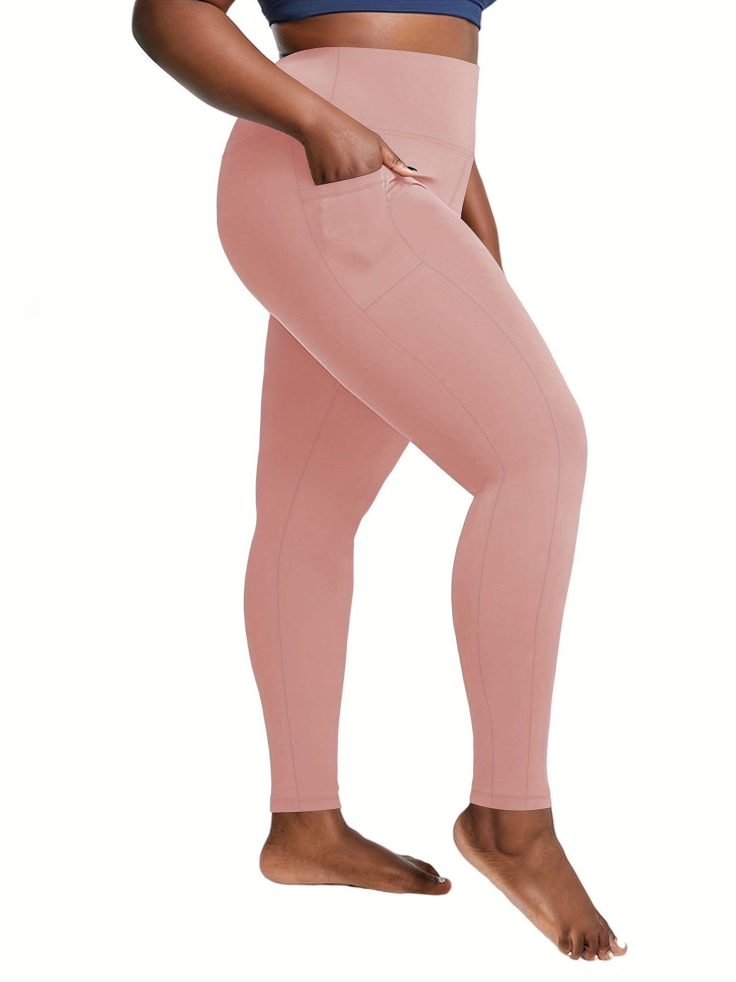  High Rise Skinny Leggings with Pockets