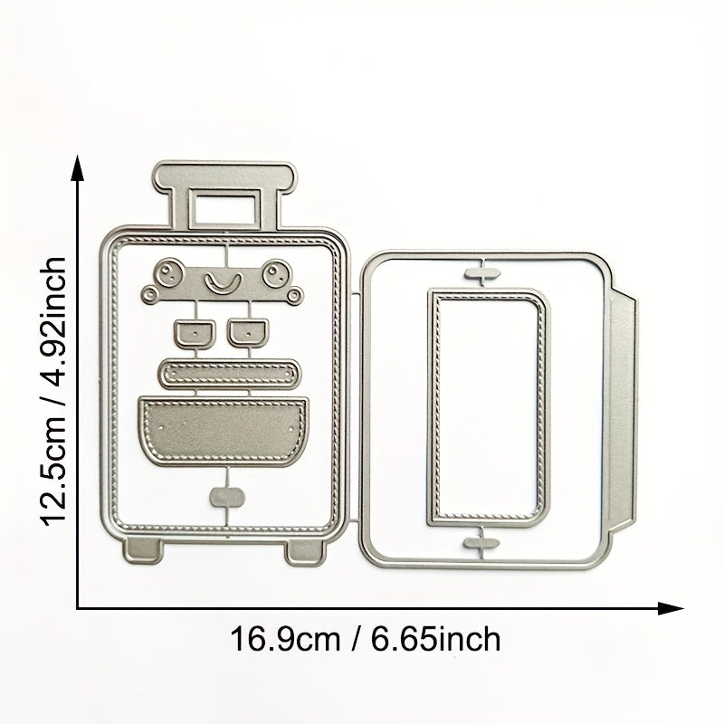 1pc Luggage Metal Cutting Dies Stencils for Scrapbook Embossing