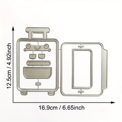 1pc Luggage Metal Cutting Dies Stencils for Scrapbook Embossing