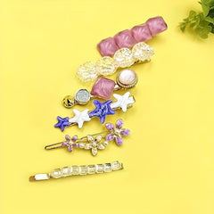 Star Fish Hair Clip Metal Hair Decoration Vacation Travel Accessory