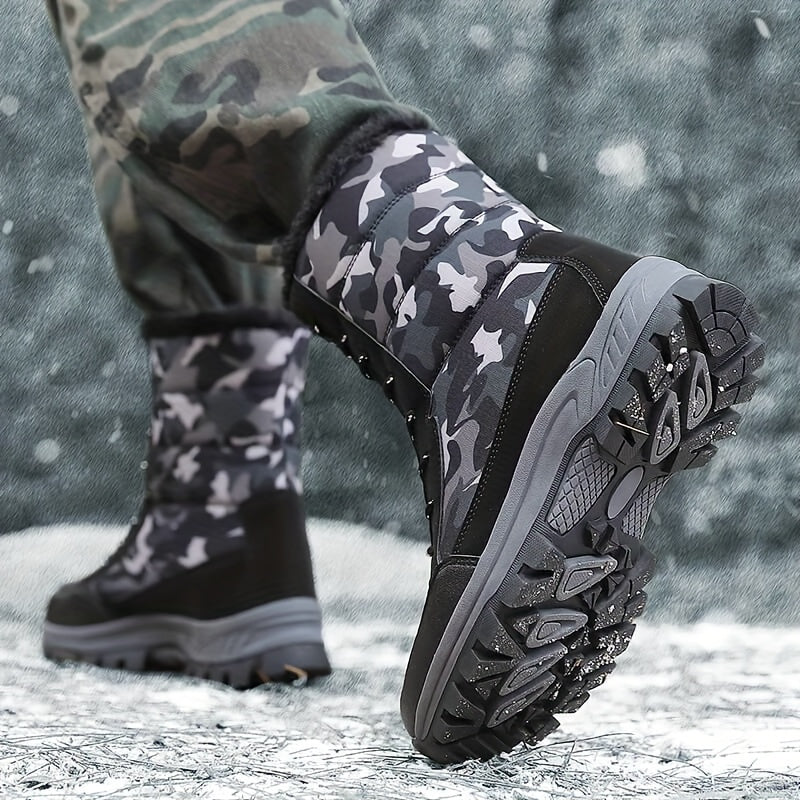Women's Camo High Boots Anti Slip Hiking Shoes