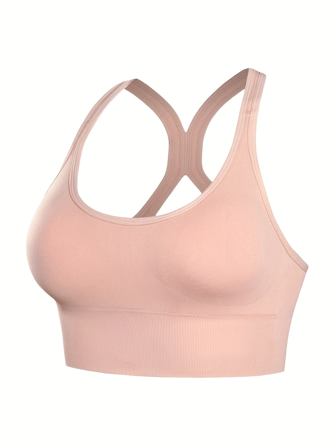 5pcs Sports Bras Cut Out Breathable Push Up Shockproof Women's Lingerie