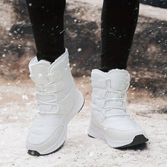 Women's Non Slip Winter Snow Boots Warm High Top Hiking Boots