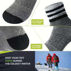 Men's Thermal Athletic Socks - Running Hiking Ski Socks