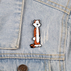 Cartoon Tiger Brooch For Men Creative Pin For Men