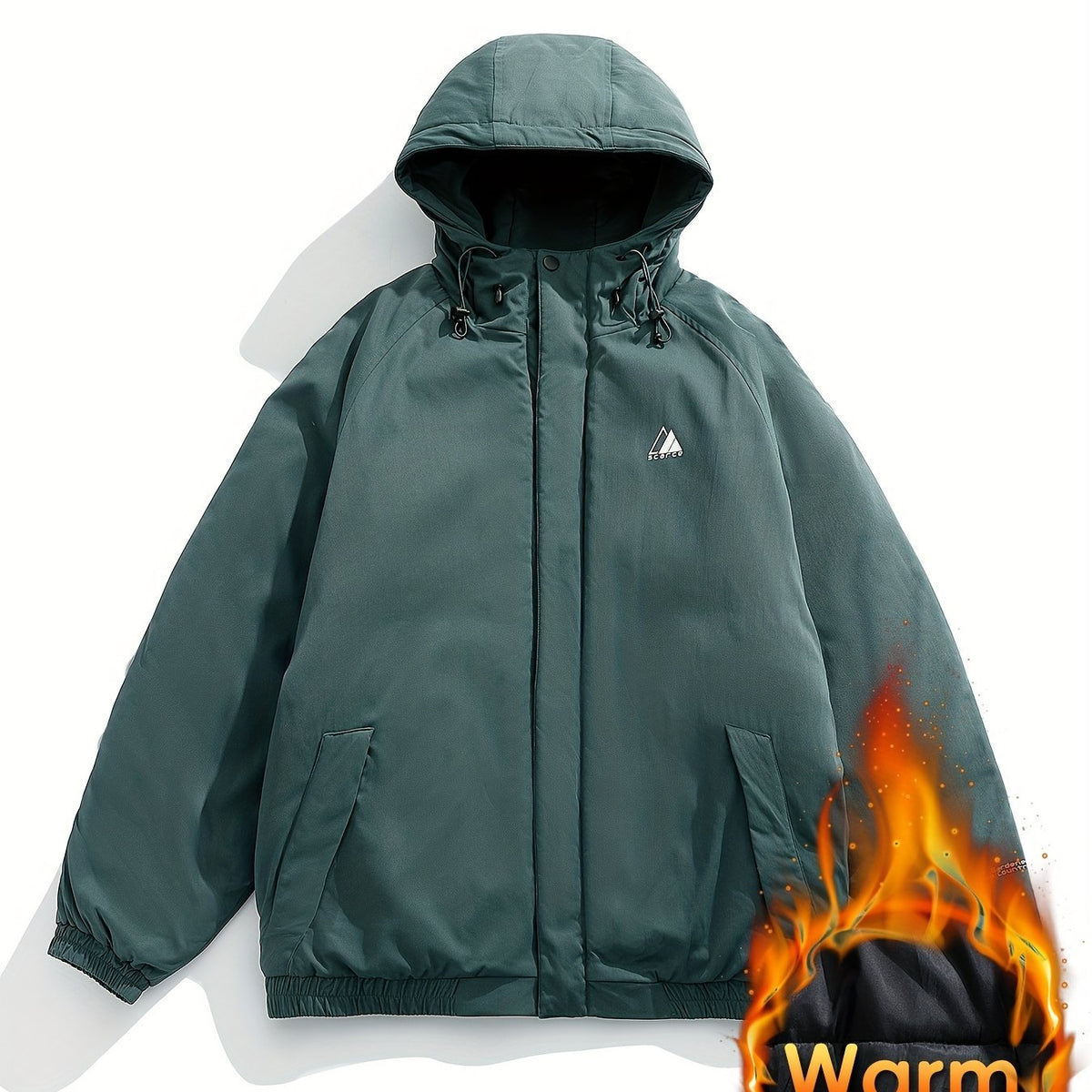 Windproof Thick Sports Jacket Hiking Hooded Jacket For Women
