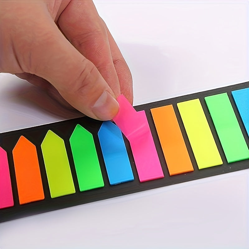 200 Pages Sticky Notes Film Text Strips Marker Labels Bookmark