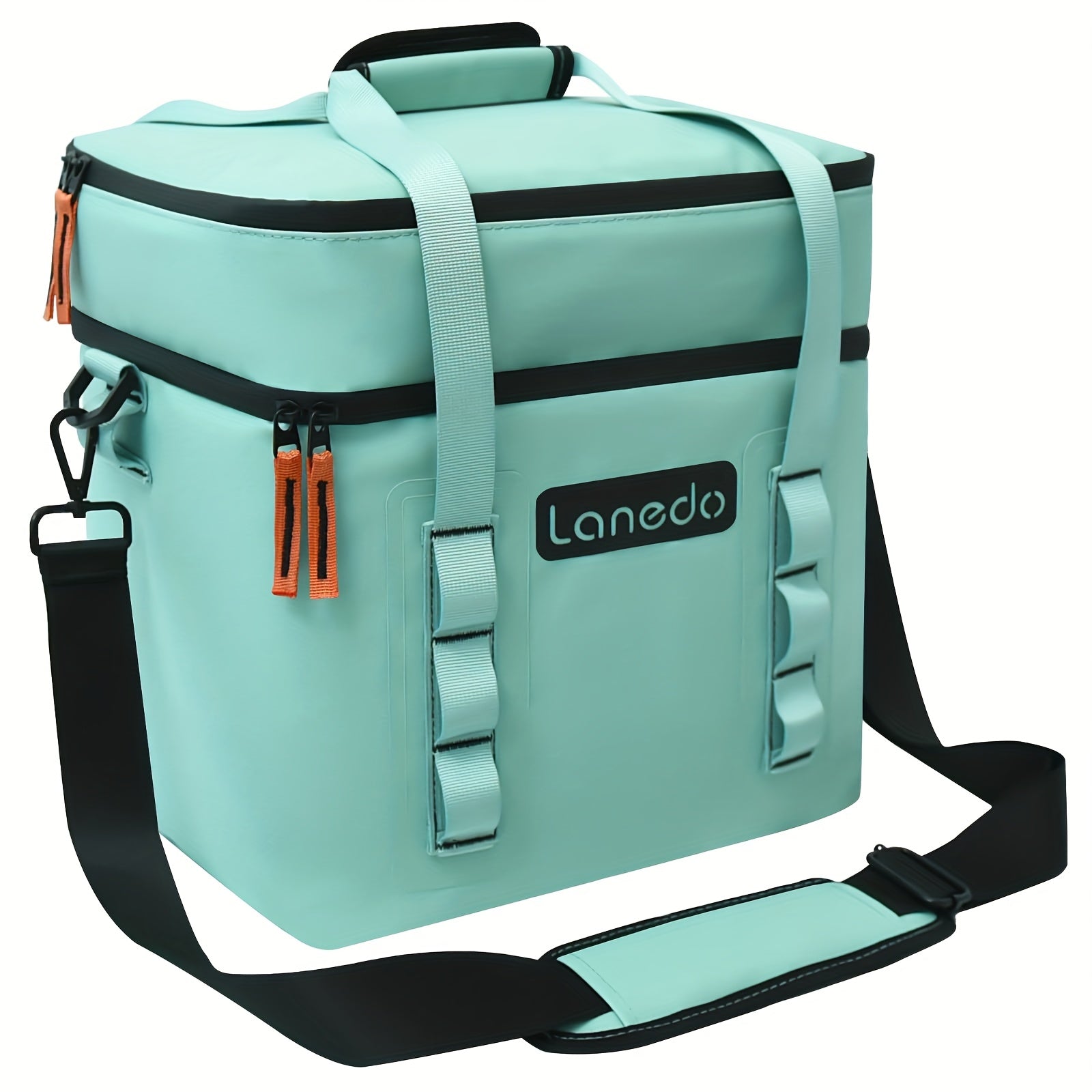 Lanedo Light Green Cooler Bag with Compartment