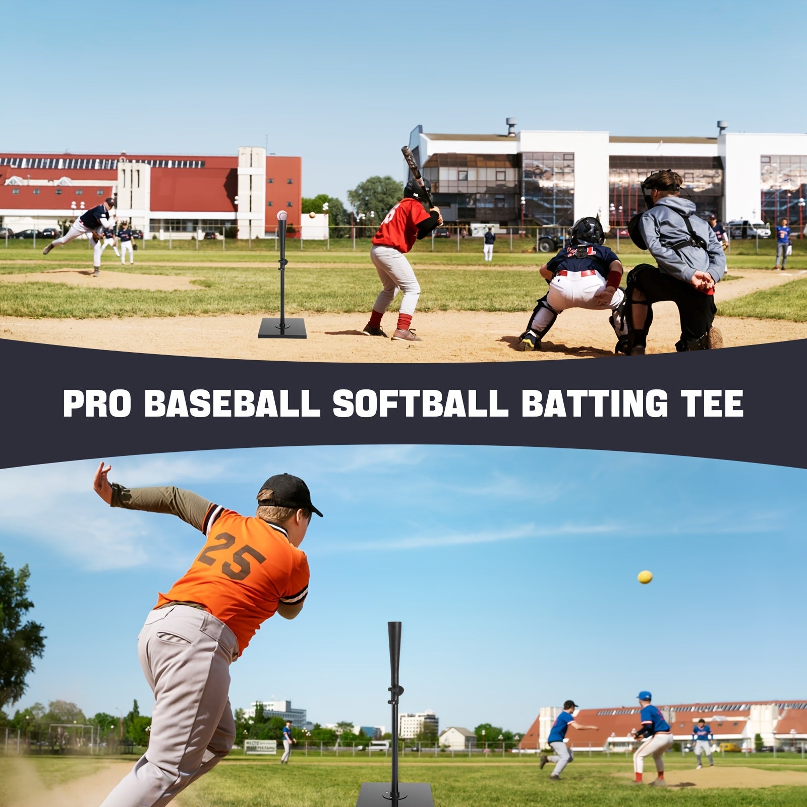 Adjustable Baseball Batting Tee for Training Practice