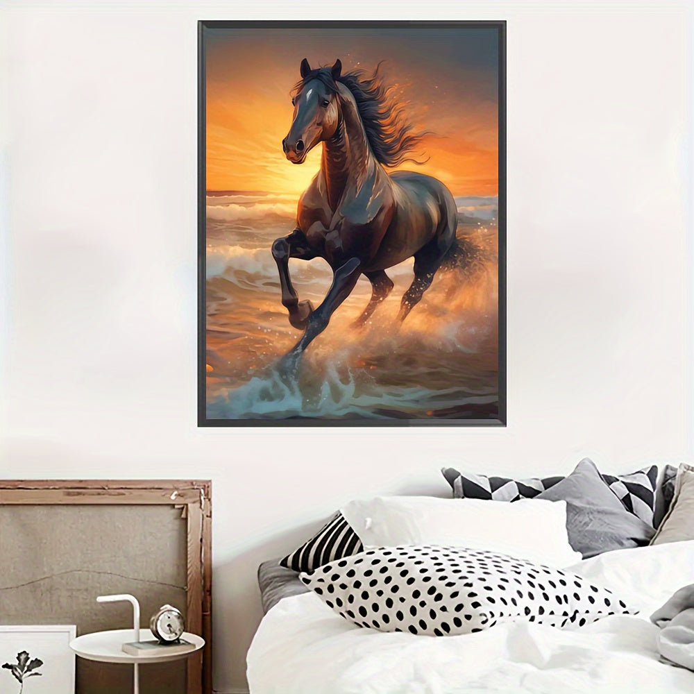 Horse Pattern Canvas Painting Poster Print Home Wall Art Decoration