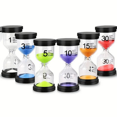 6pcs Hourglass Timer Creative Decoration Of Quicksand Bottle